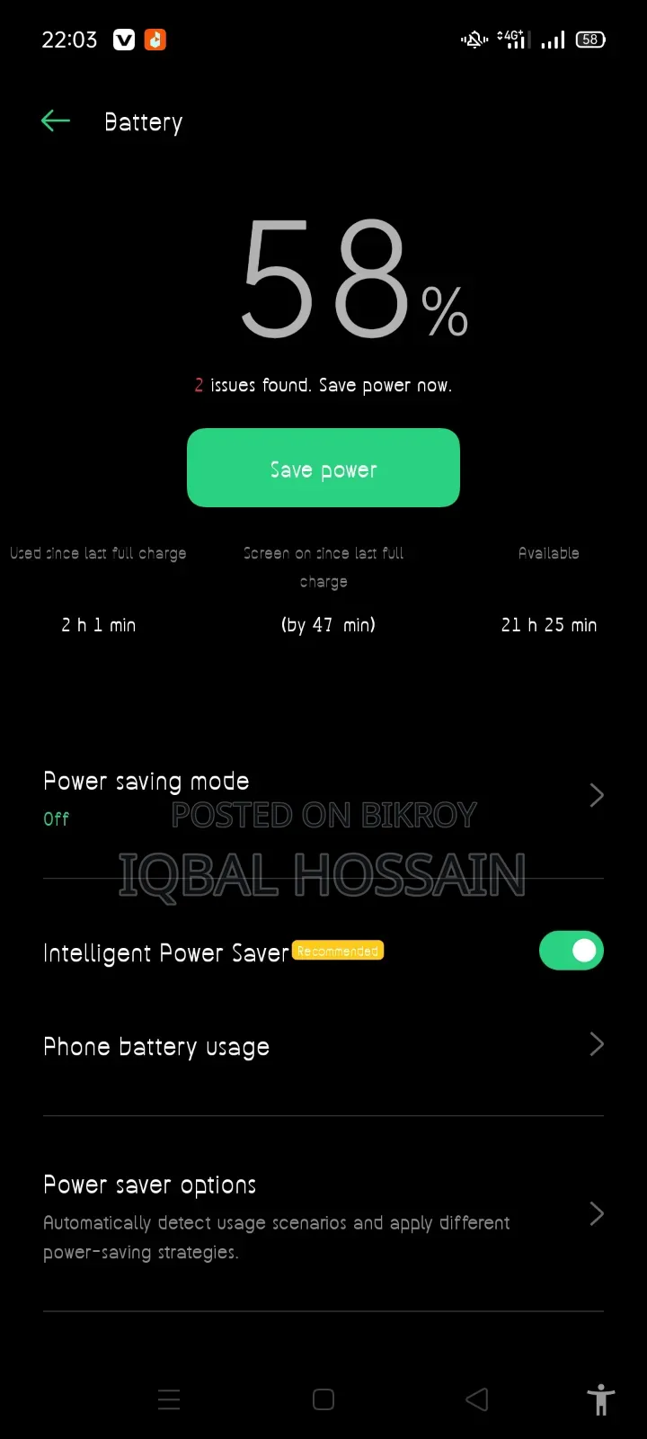 Oppo F15 256 GB Black