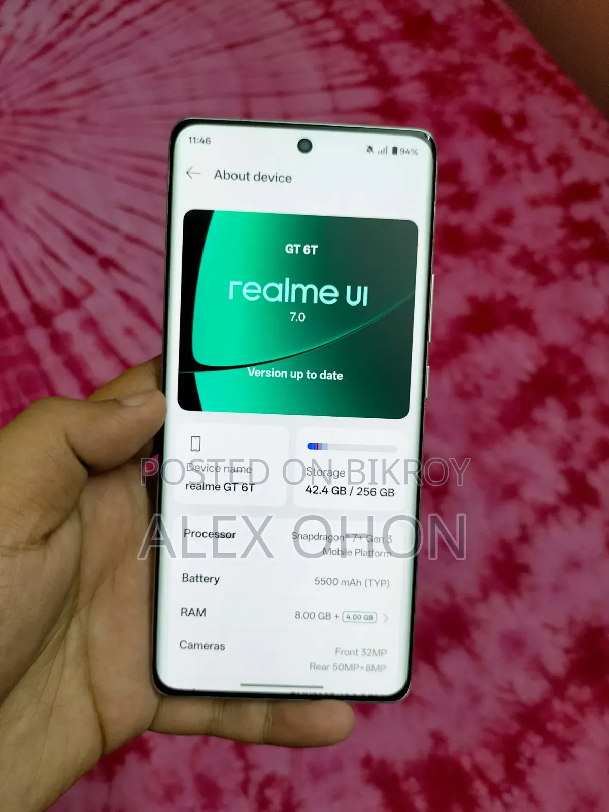 Realme GT 6 256 GB Gray