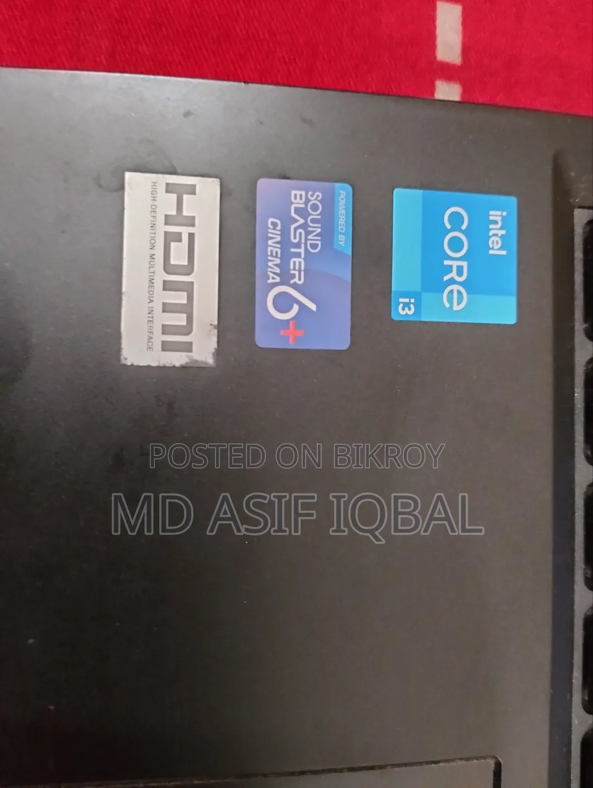 Laptop 8GB Intel Core I3 SSD 512GB