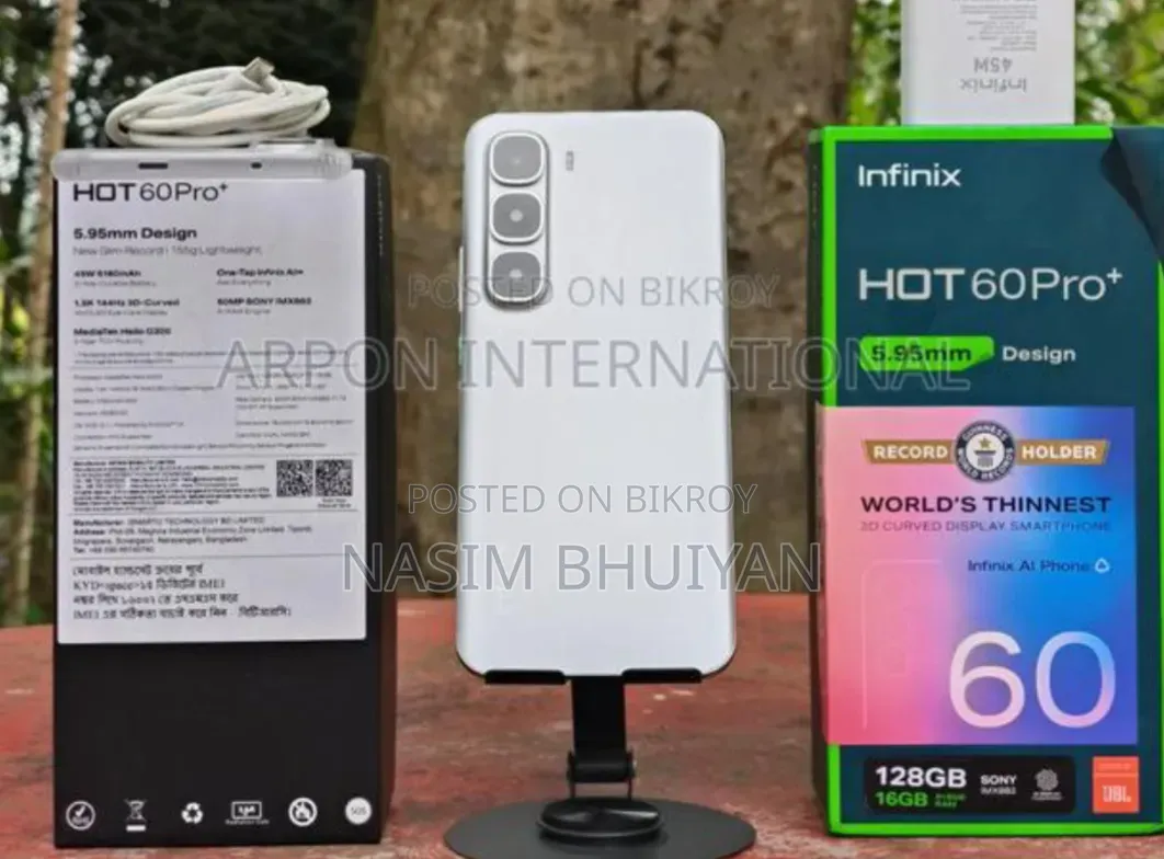 New Infinix 128 GB Silver