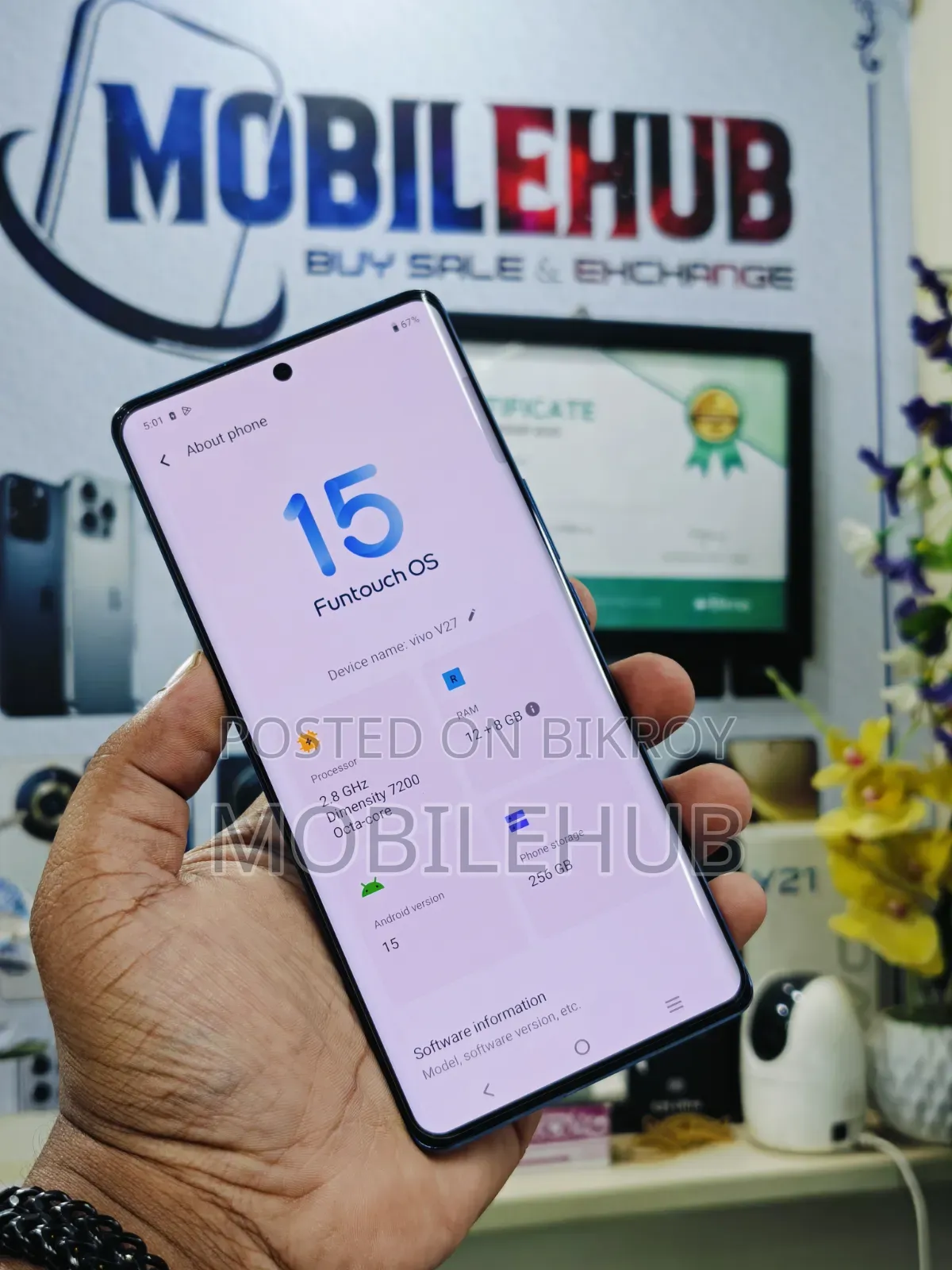 Vivo V27 256 GB Blue