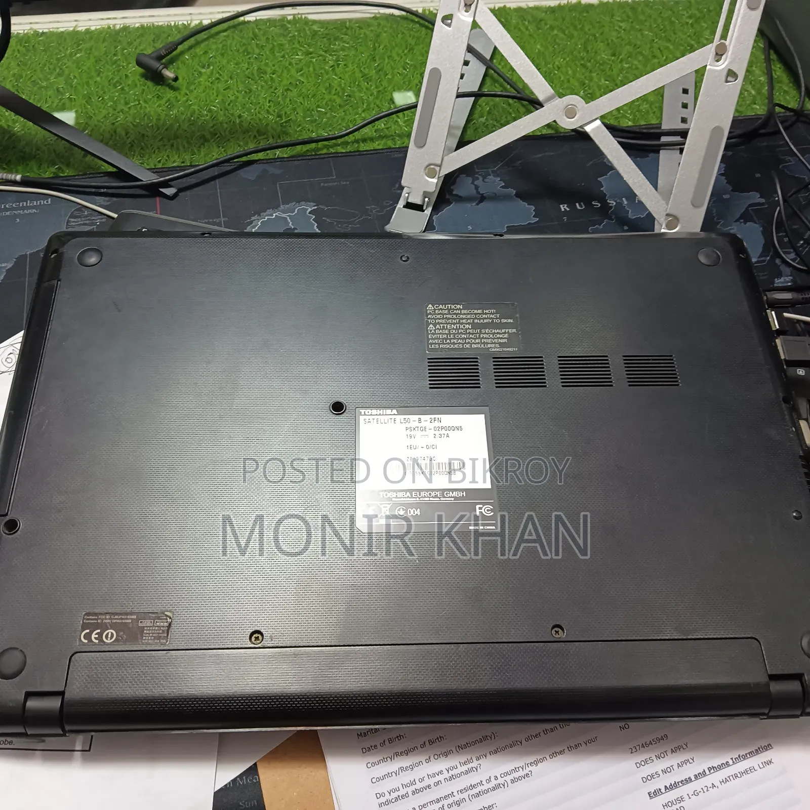Laptop Toshiba Satellite L50 6GB Intel Core I7 HDD 512GB