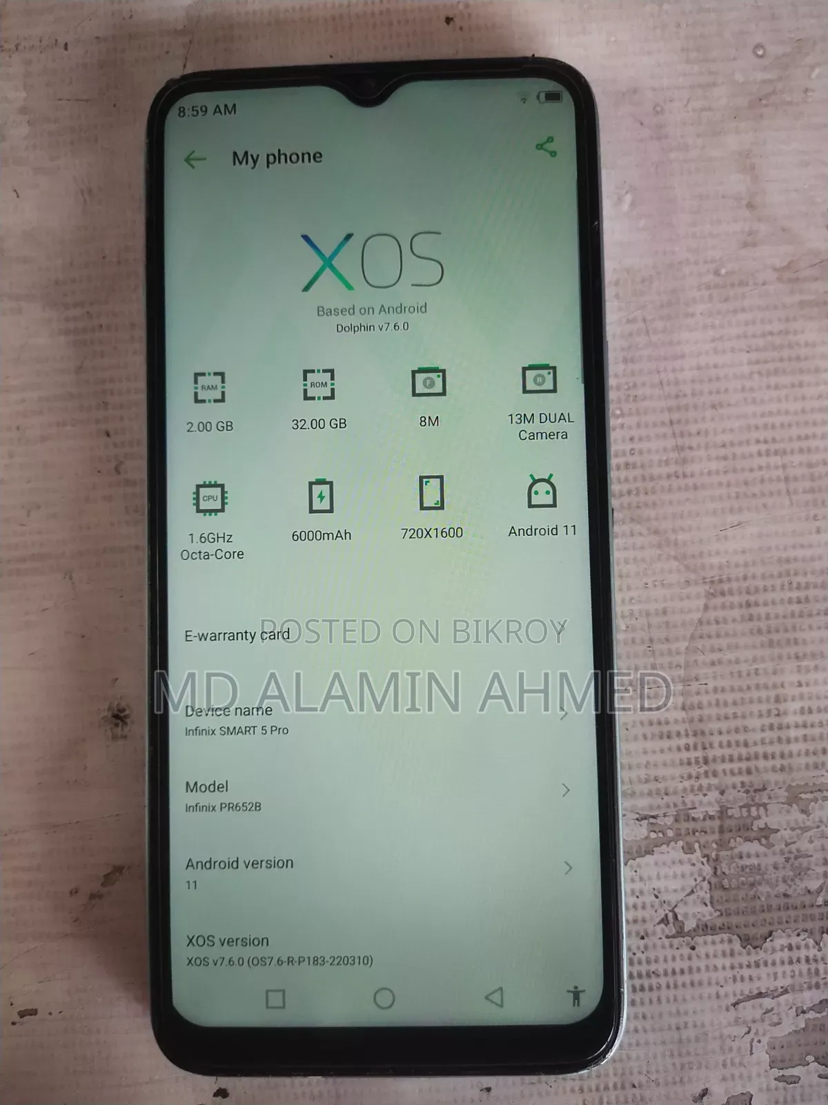 Infinix Smart 5 32 GB Green
