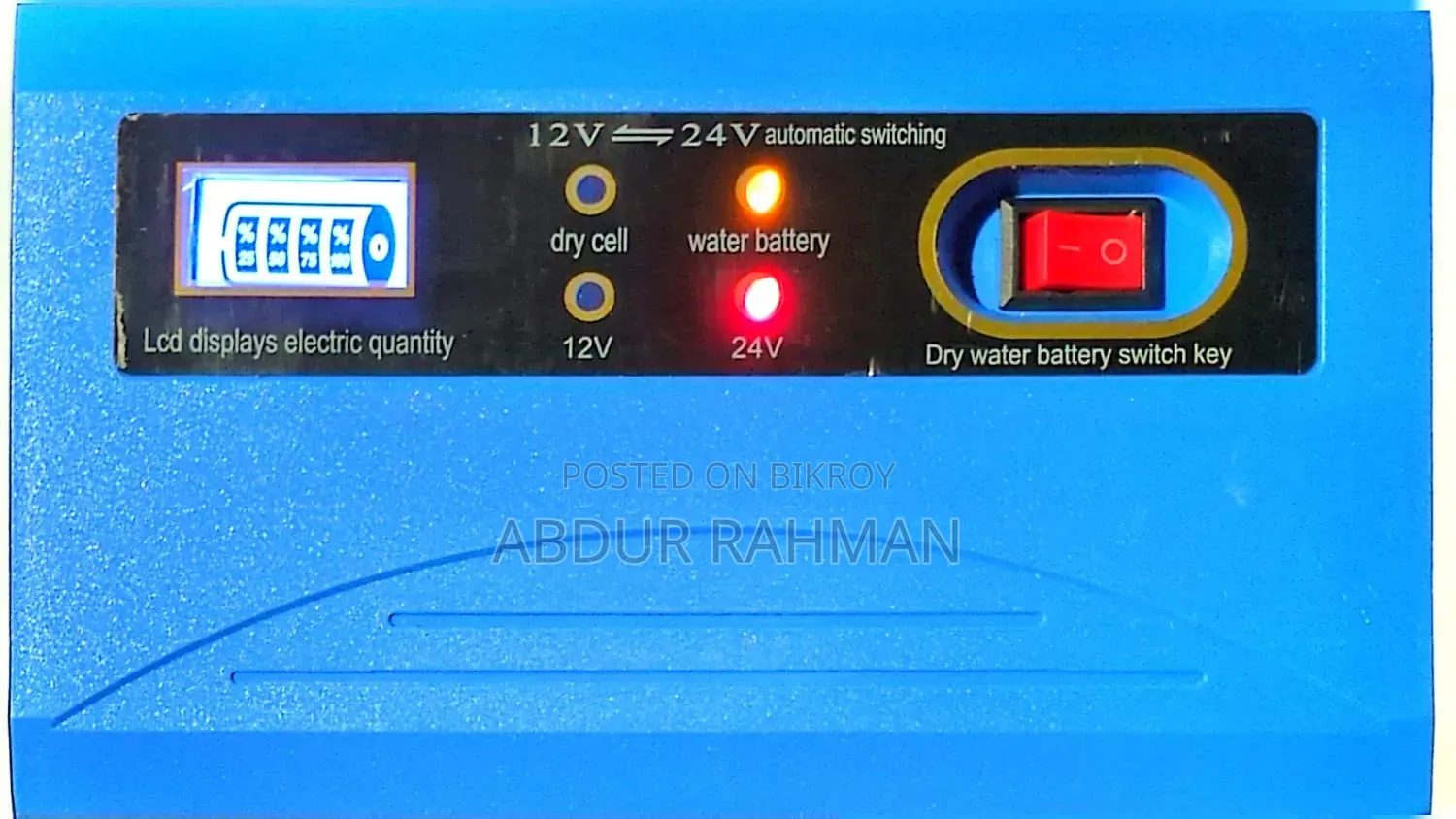12-v 24-v Hi Quality Digital Display Automatic Battery Charger.