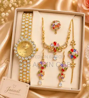 Exclusive Jewelry and Watch Combo Set