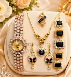 Exclusive Jewelry and Watch Combo Set