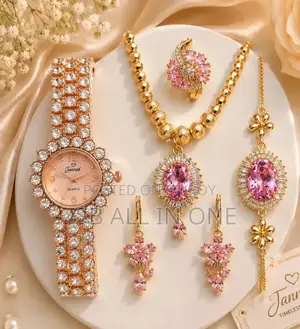 Exclusive Jewelry and Watch Combo Set