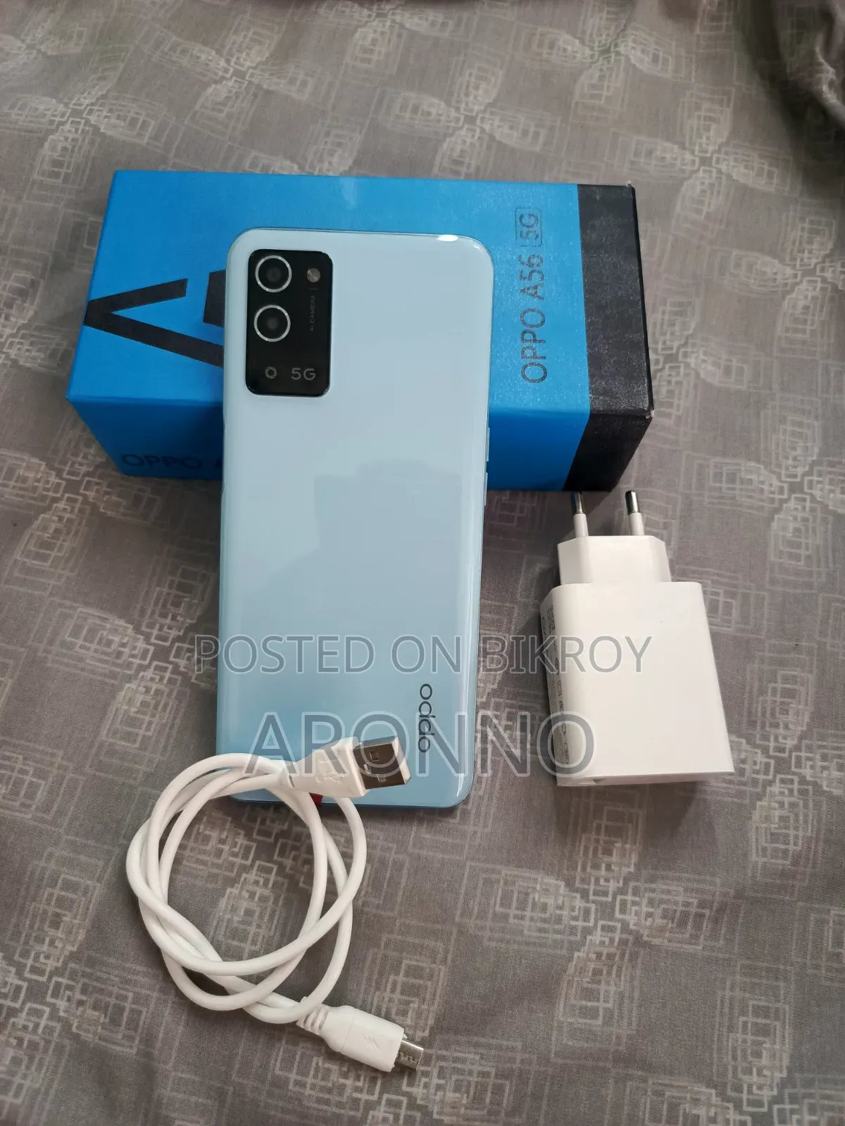 New Oppo A56 5G 256 GB Blue