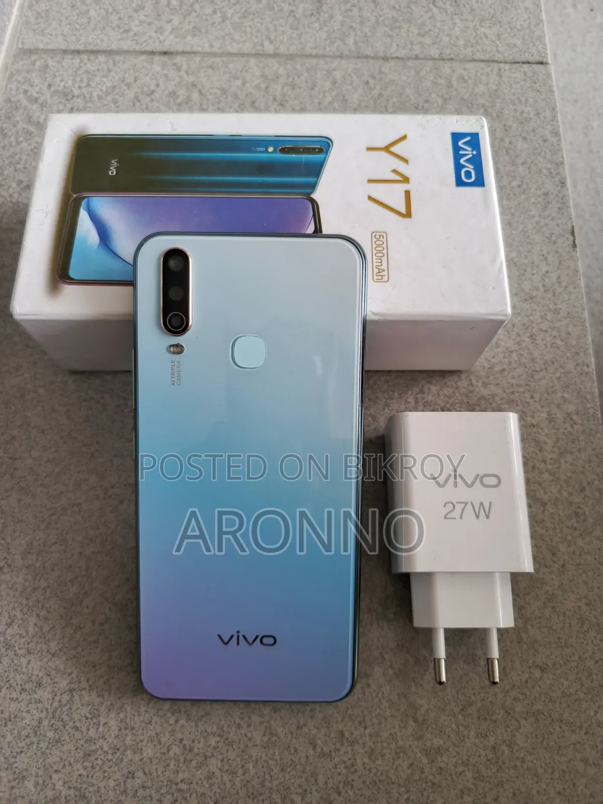 New Vivo Y17 256 GB Blue