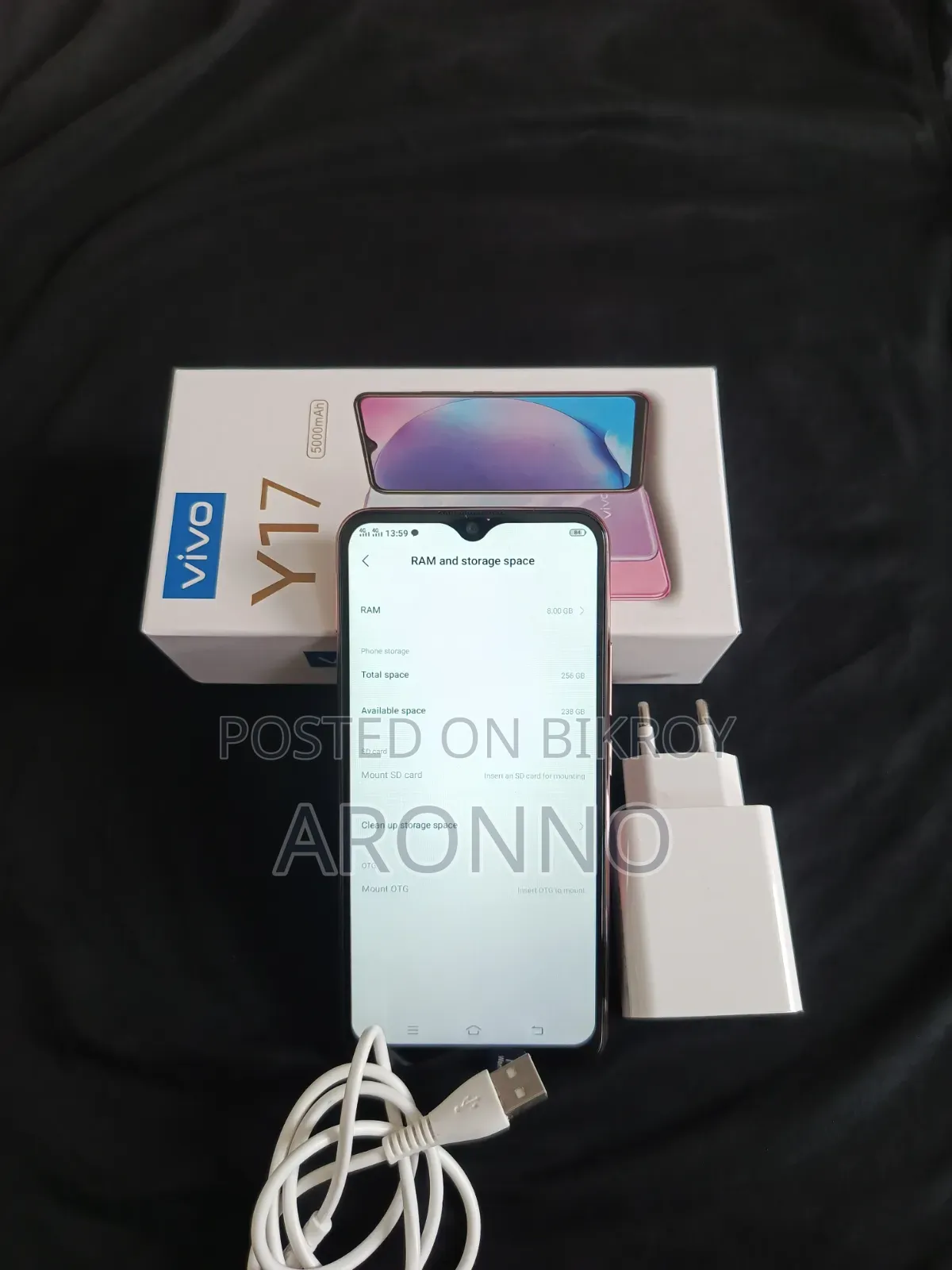 New Vivo Y17 256 GB Blue
