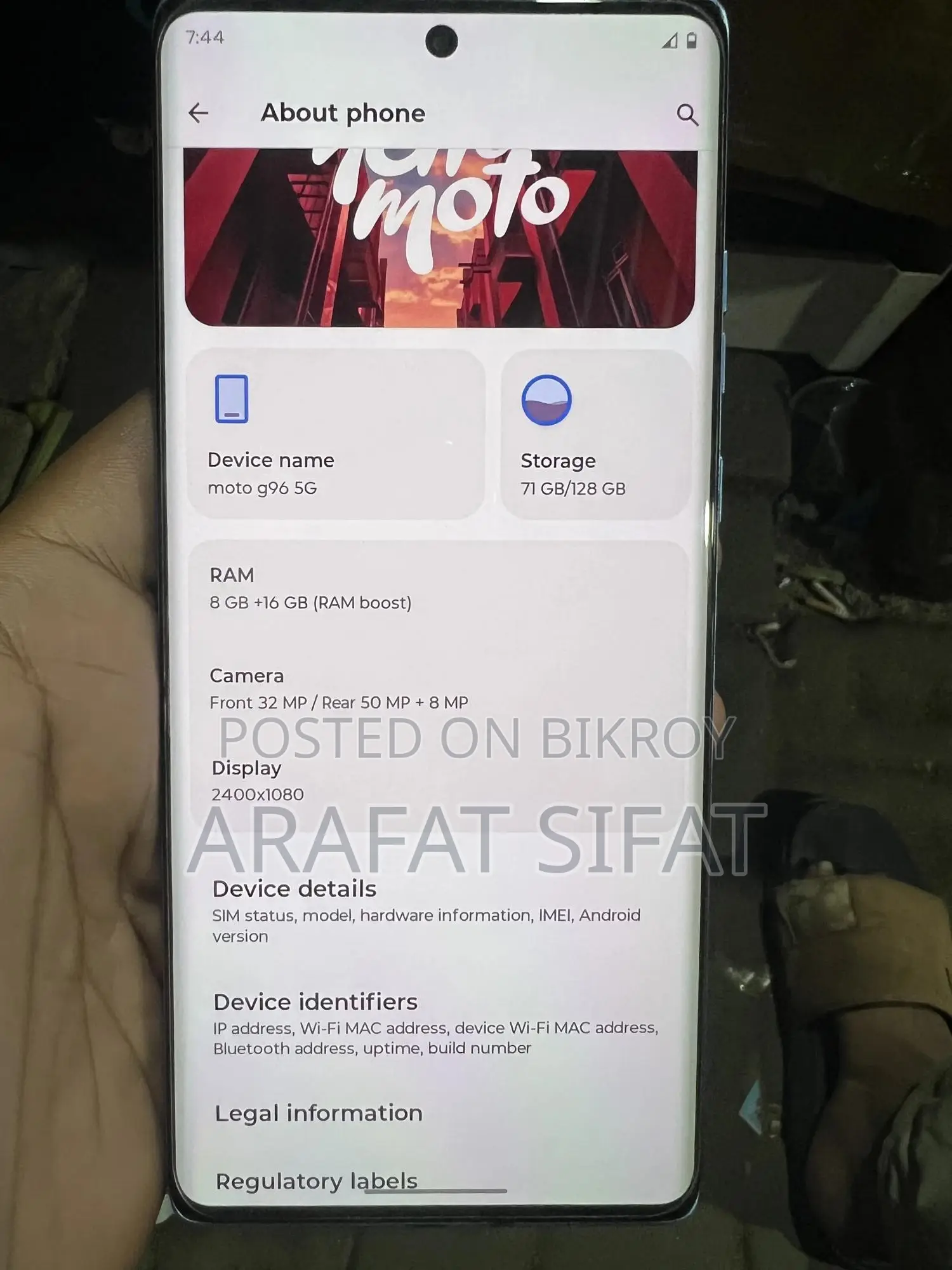 Motorola Moto G Stylus 5G (2025) 128 GB Blue