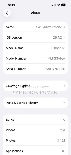 Apple iPhone 13 128 GB White