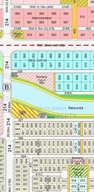 Lake-Facing 3 Katha Plot for Sale in Sector-9