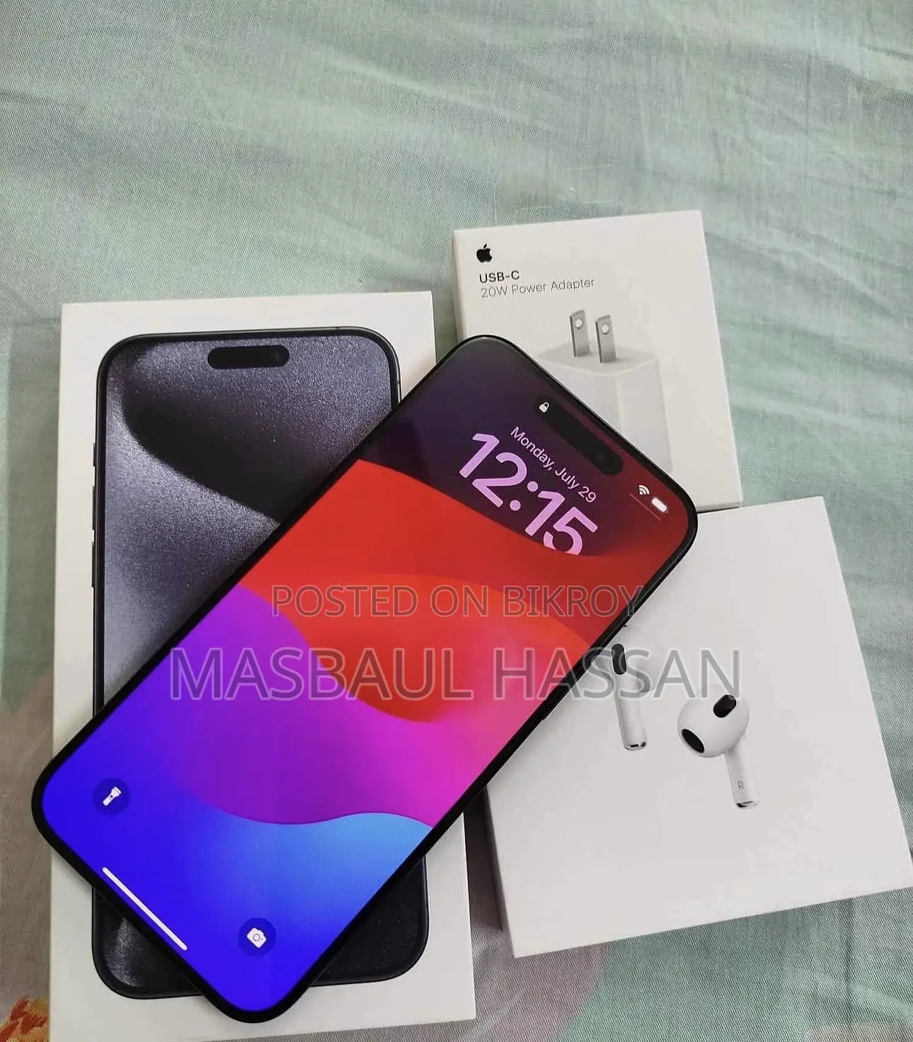 New Apple iPhone 15 Pro Max 256 GB Blue