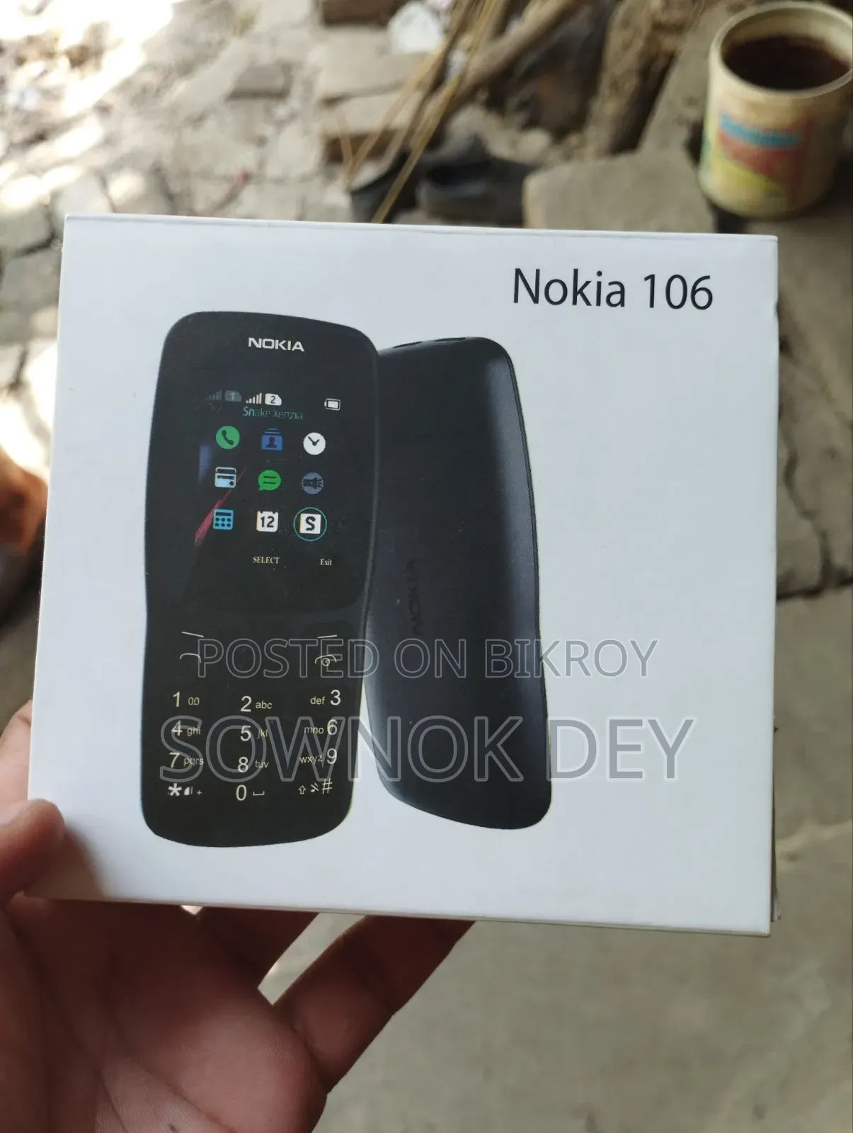 New Nokia 106 Black