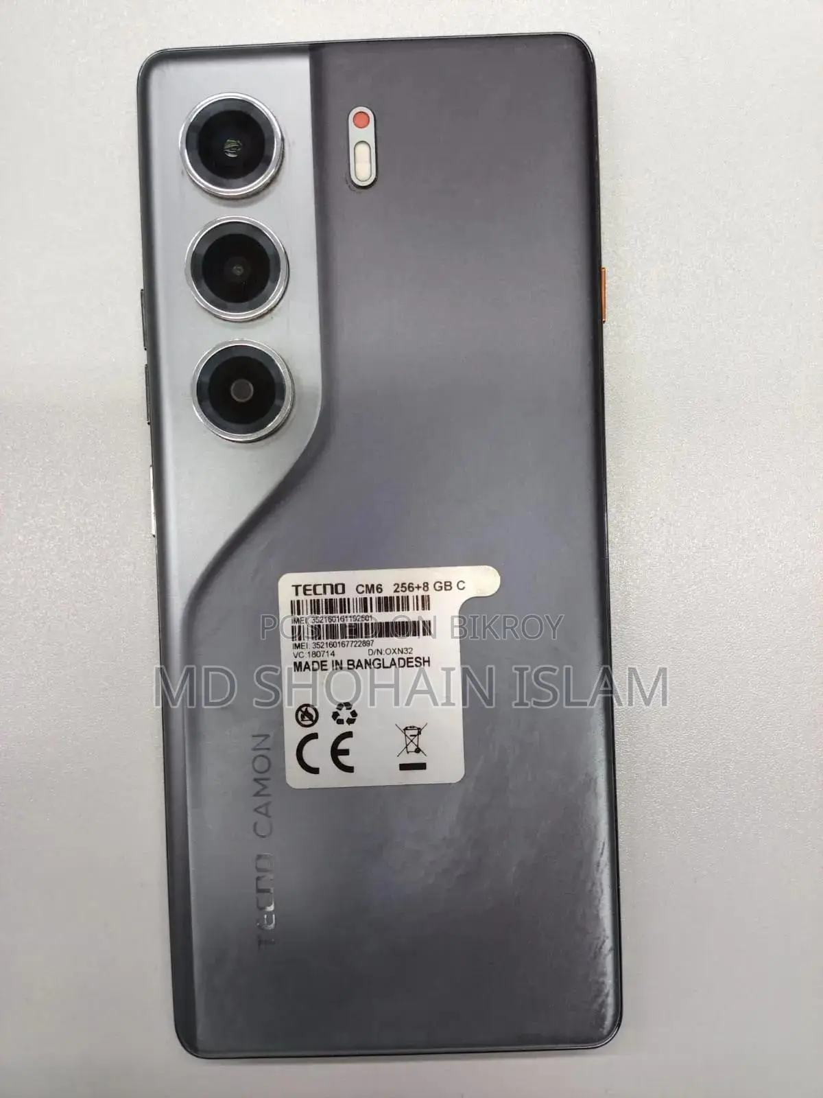 Tecno Camon 40 Pro 4G 256 GB Black