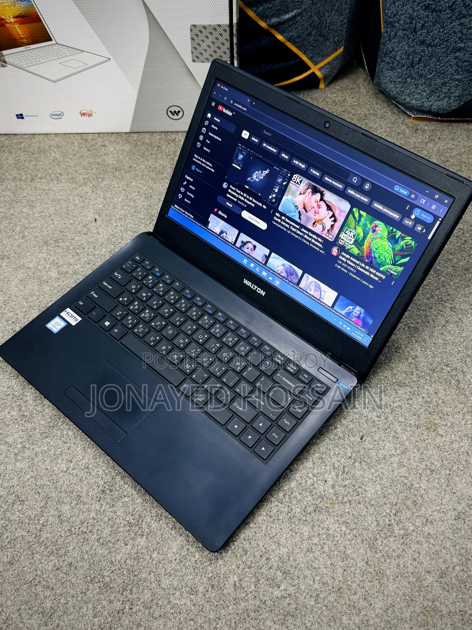 ল্যাপটপ 8GB Intel Core I5 SSD 128GB