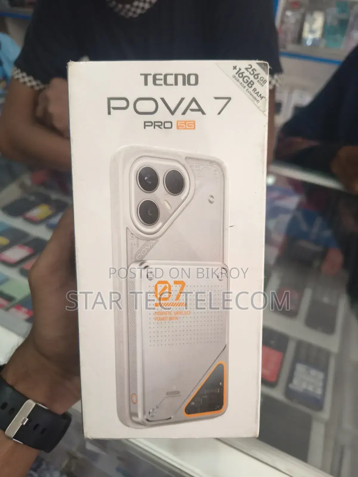 New Tecno Pova 7 Pro 5G 256 GB Black