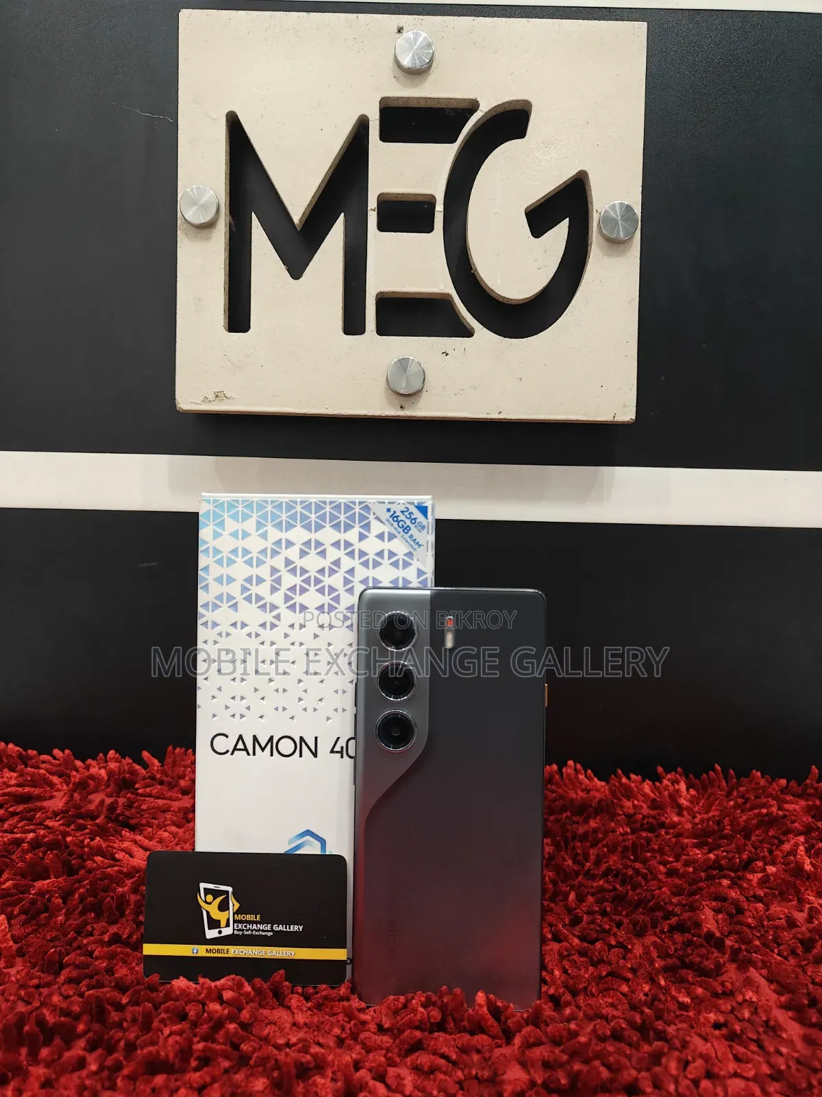 Tecno Camon 40 Pro 4G 256 GB Gray