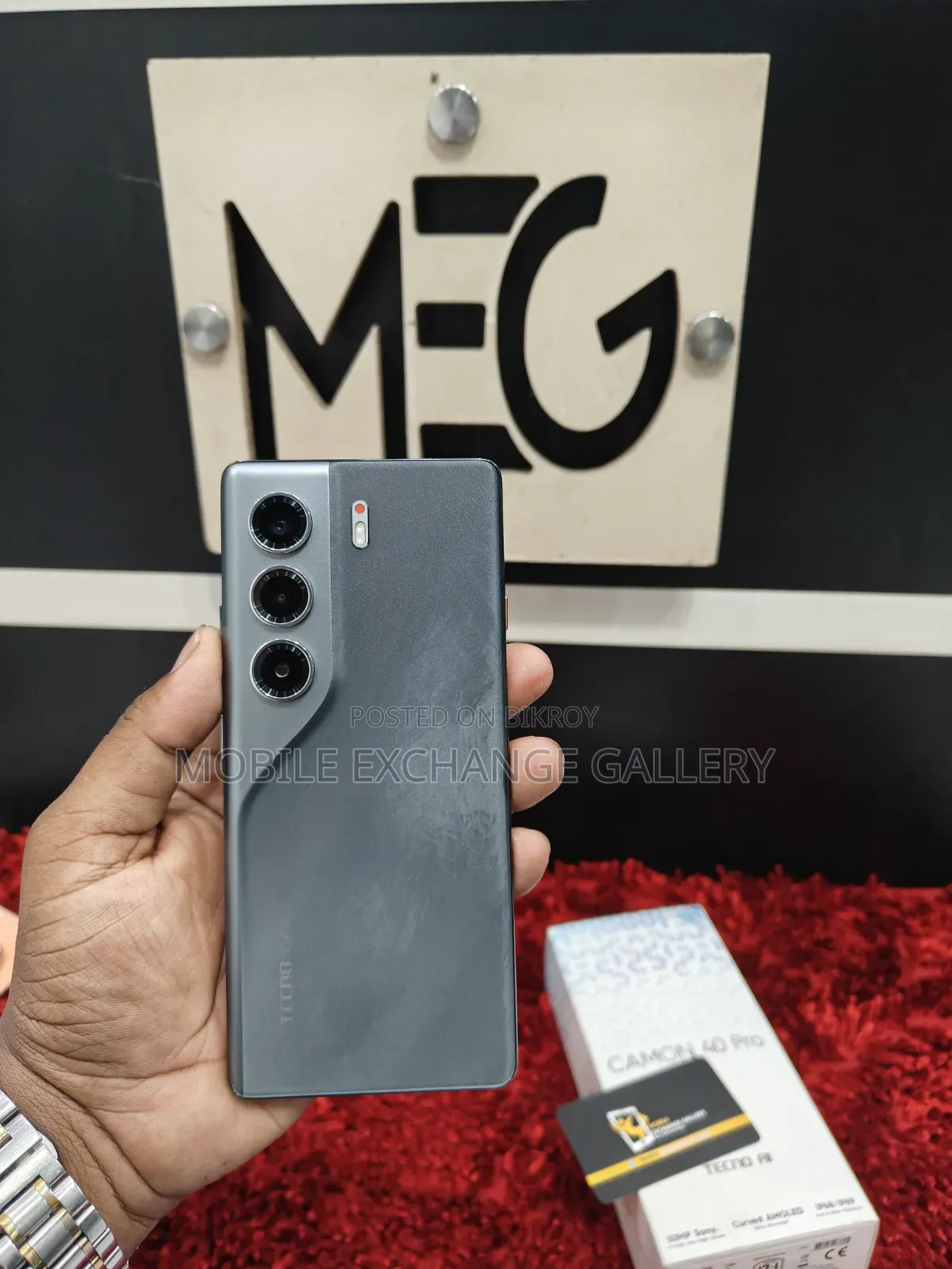 Tecno Camon 40 Pro 4G 256 GB Gray