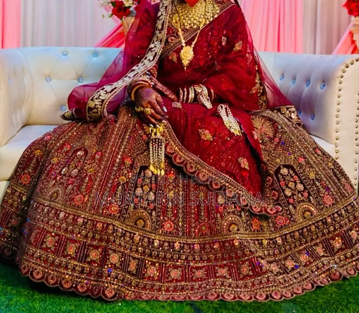 Bridal Velvet Lehenga