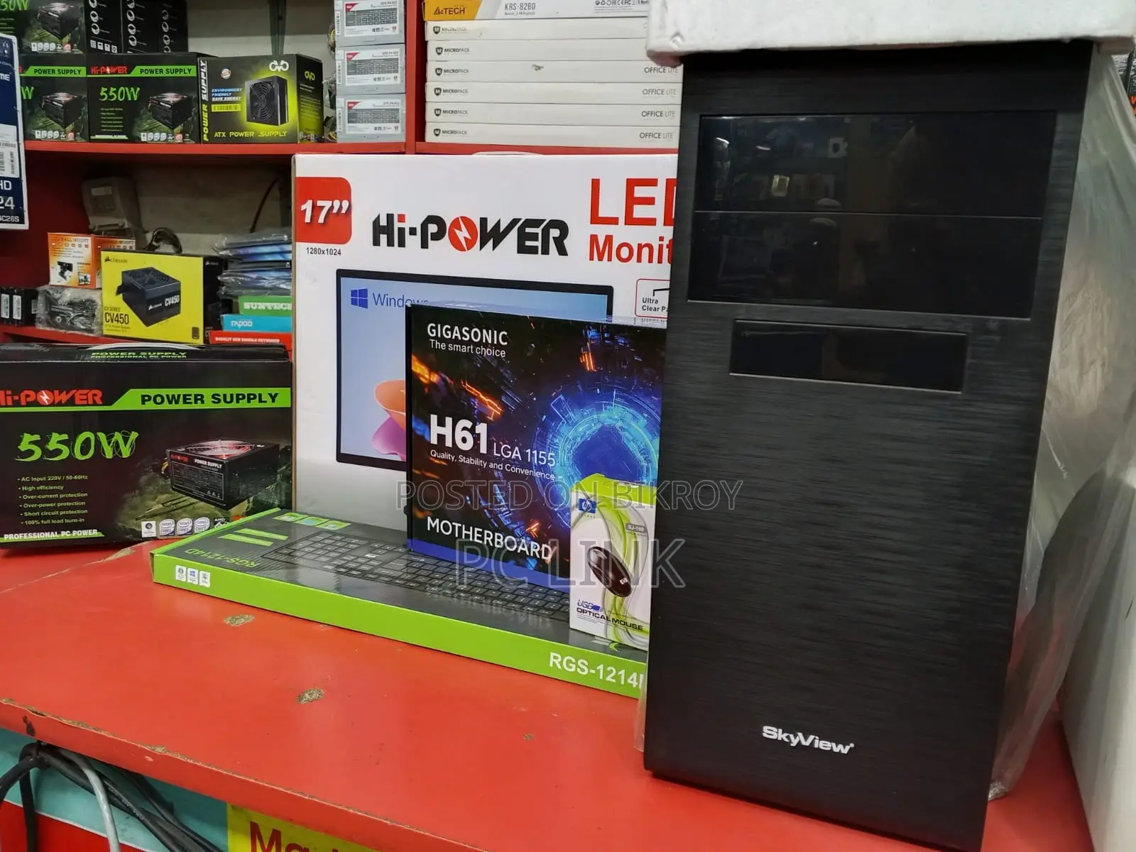 New Desktop Computer 4GB Intel Core I3 HDD 500GB