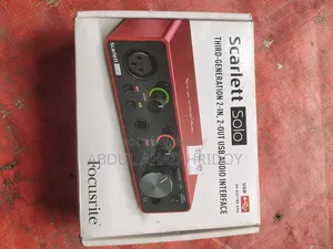 Focusrite Scarlett Solo (3rd Gen) ইউএসবি অডিও ইন্টারফেস