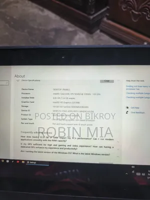 Laptop Lenovo ThinkPad X1 Yoga Gen 8 8GB Intel Core M3 SSD 128GB