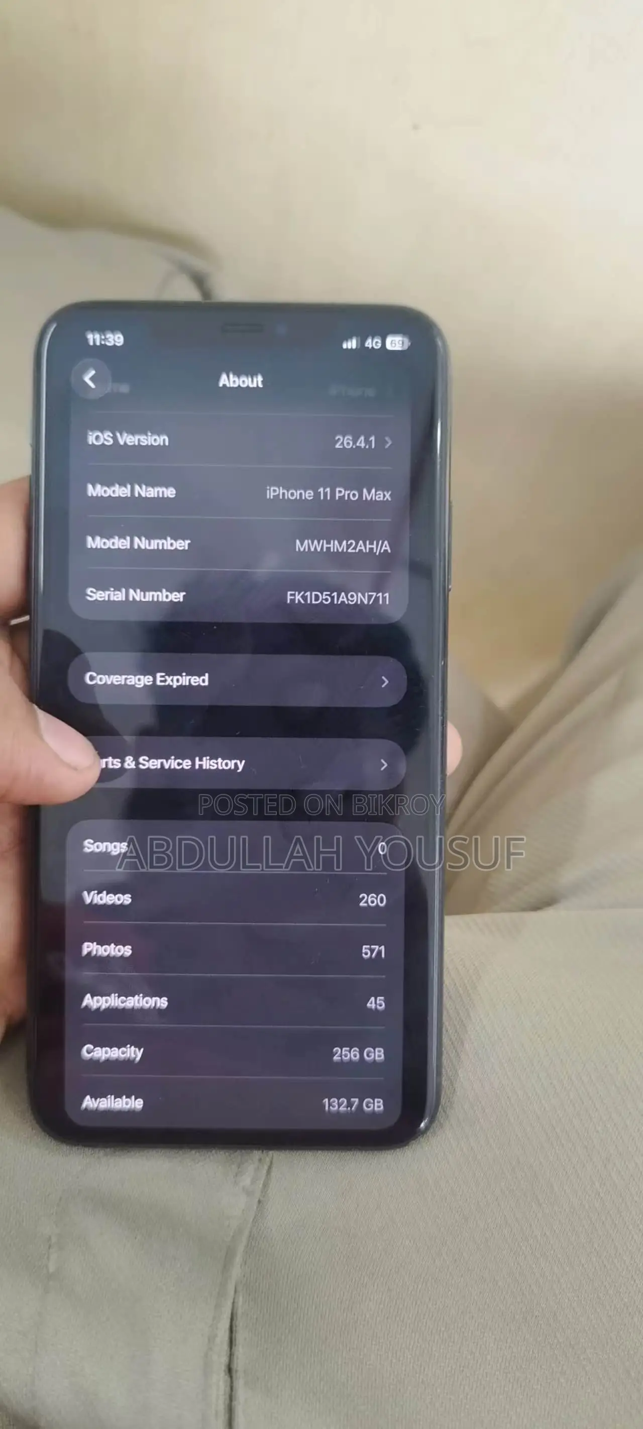 Apple iPhone 11 Pro Max 256 GB Gray