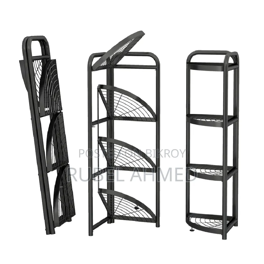 Carbon Steel Corner Shelf 5 Tier