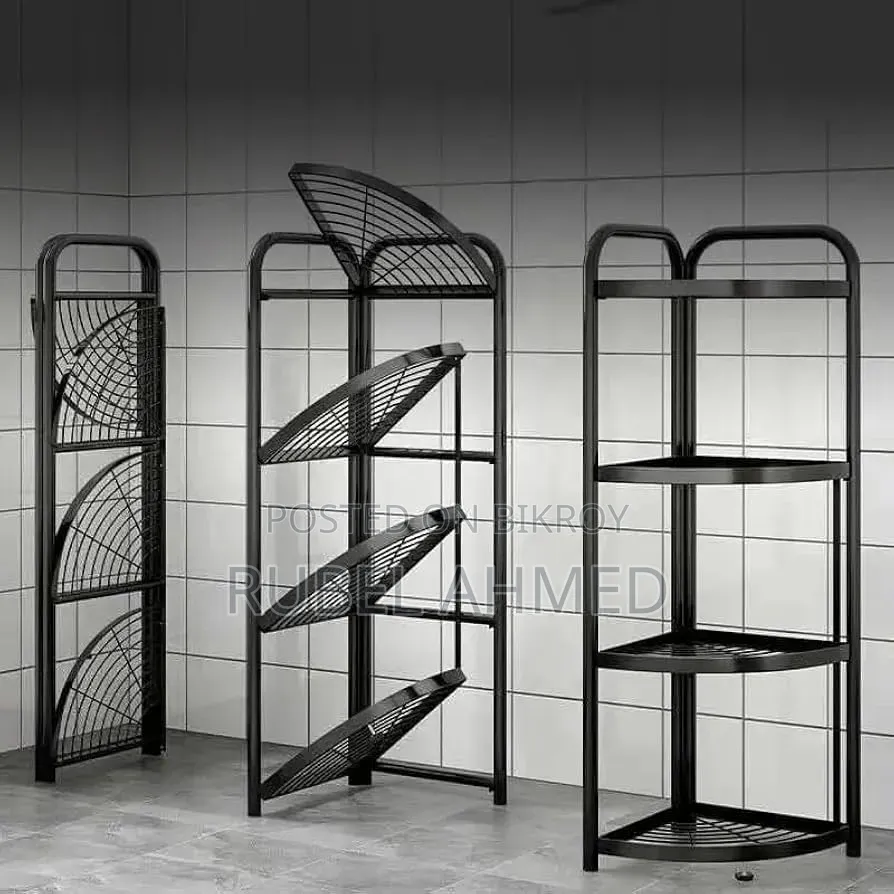 Carbon Steel Corner Shelf 5 Tier