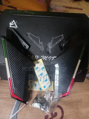 Sell Post: Rear Mirror with Original Box, Nut, and Original Stickers