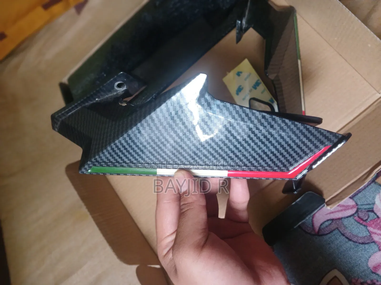 Sell Post: Rear Mirror with Original Box, Nut, and Original Stickers
