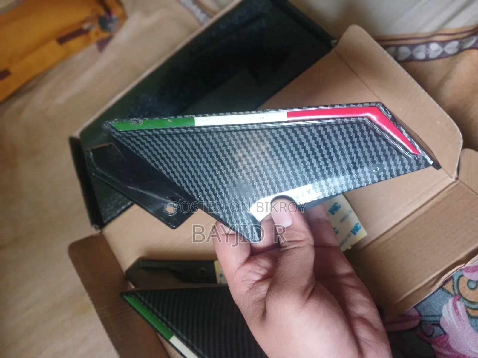 Sell Post: Rear Mirror with Original Box, Nut, and Original Stickers