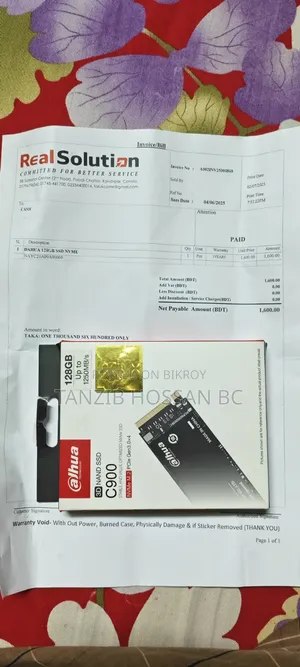 128 GB SSD With 2-year Warranty