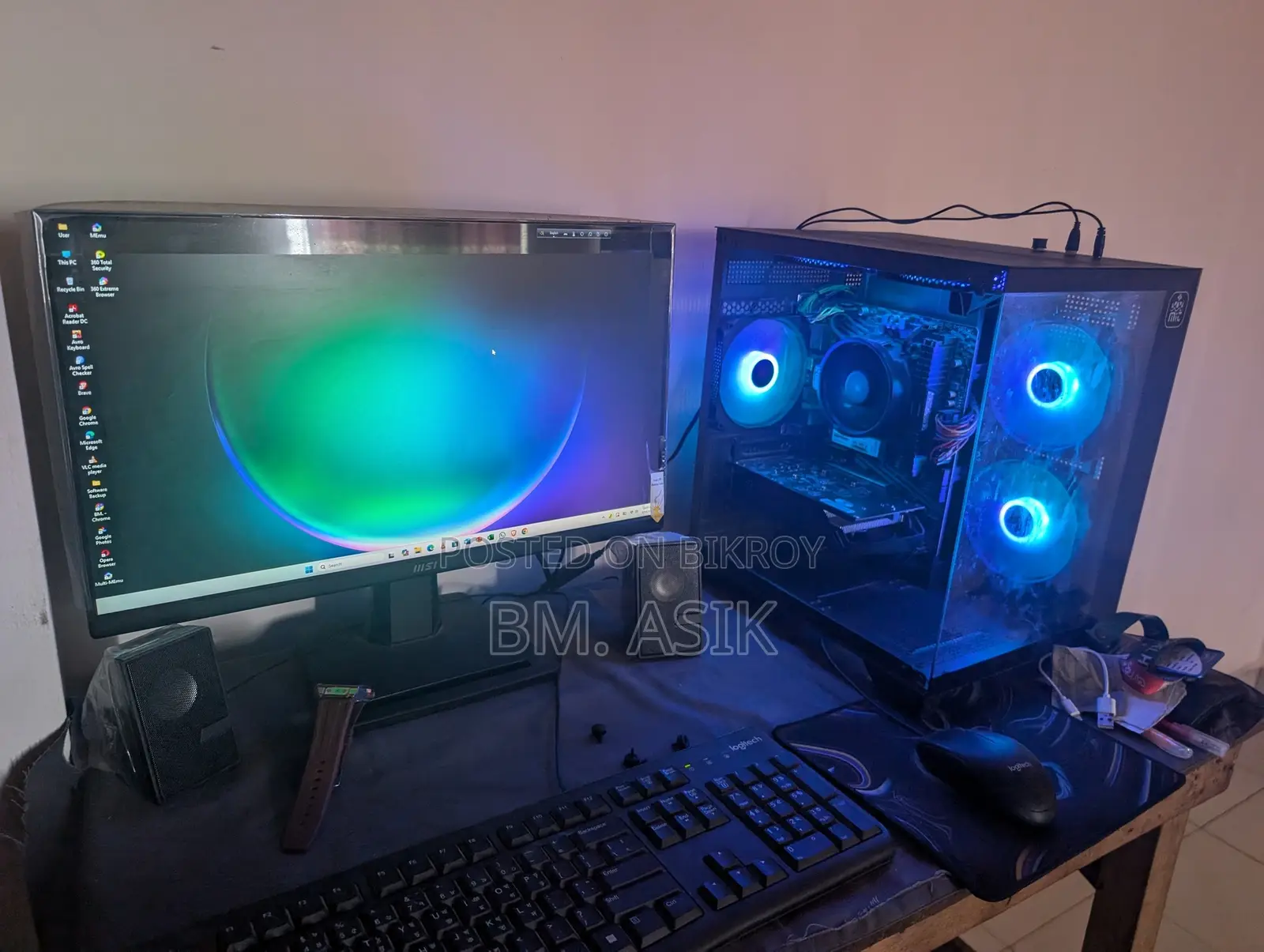 New Desktop Computer 16GB AMD Ryzen 5 SSD 256GB