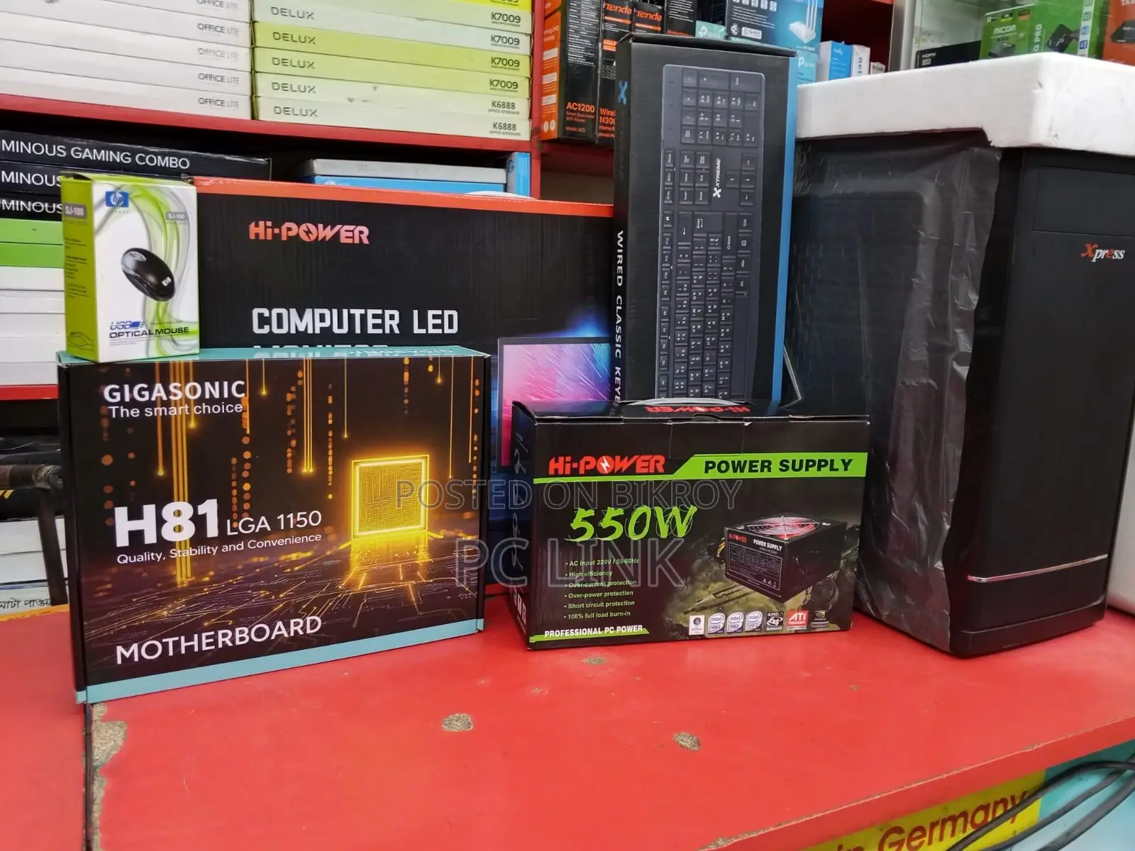 New Desktop Computer 4GB Intel Core I3 SSD 128GB