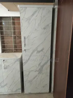 Marble White Single Part Almirah