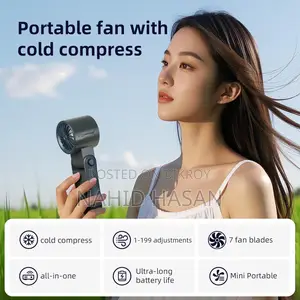 Turbo Hand Fan 6000mAh With Cooling