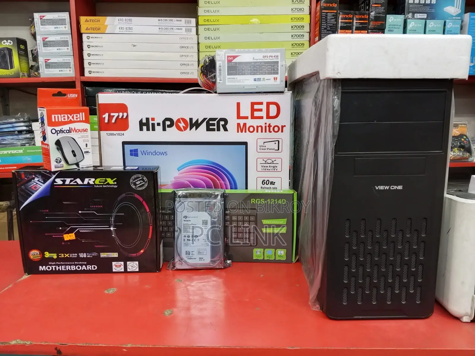 New Desktop Computer 4GB Intel Core 2 Duo HDD 500GB