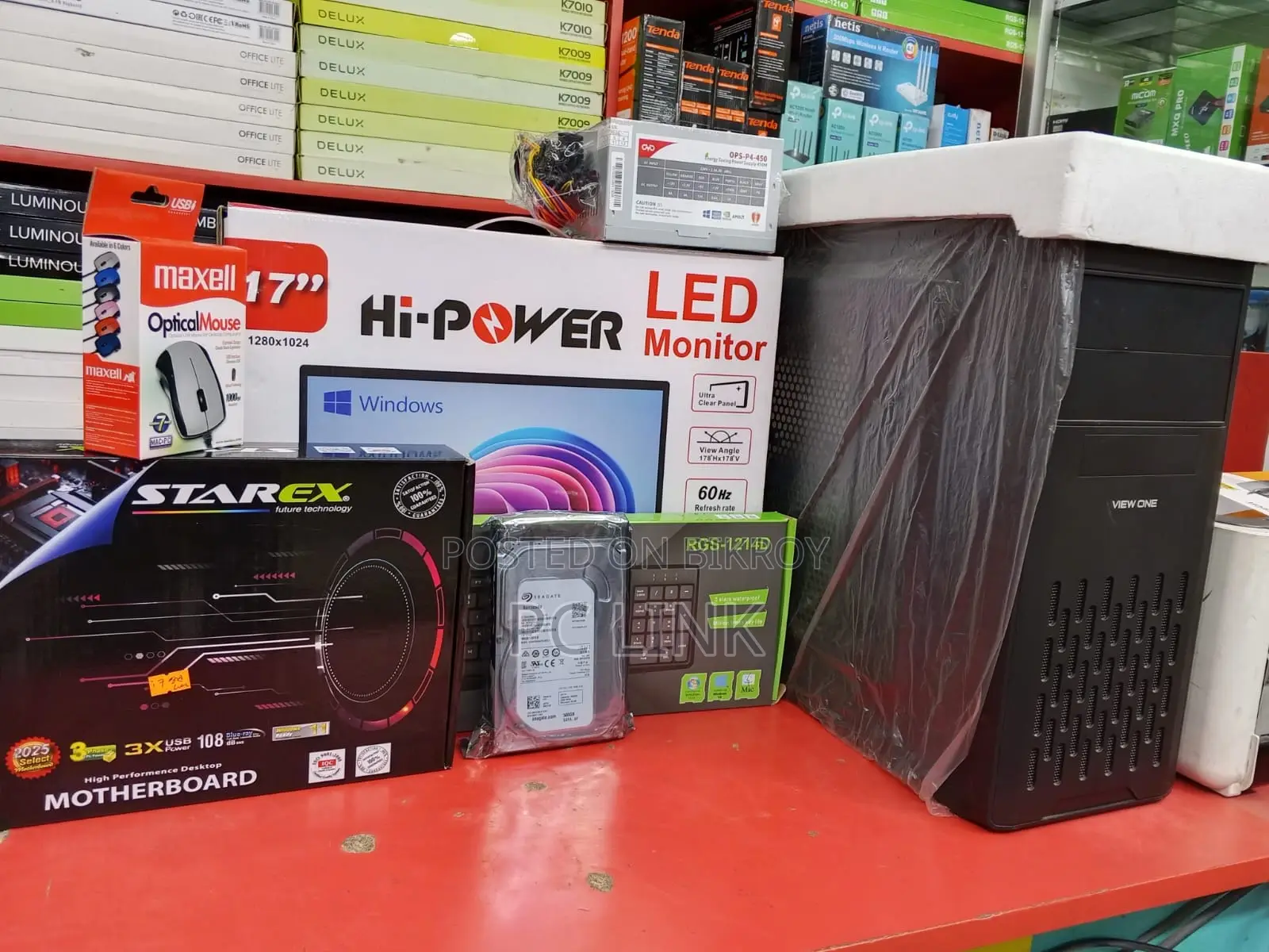 New Desktop Computer 4GB Intel Core 2 Duo HDD 500GB