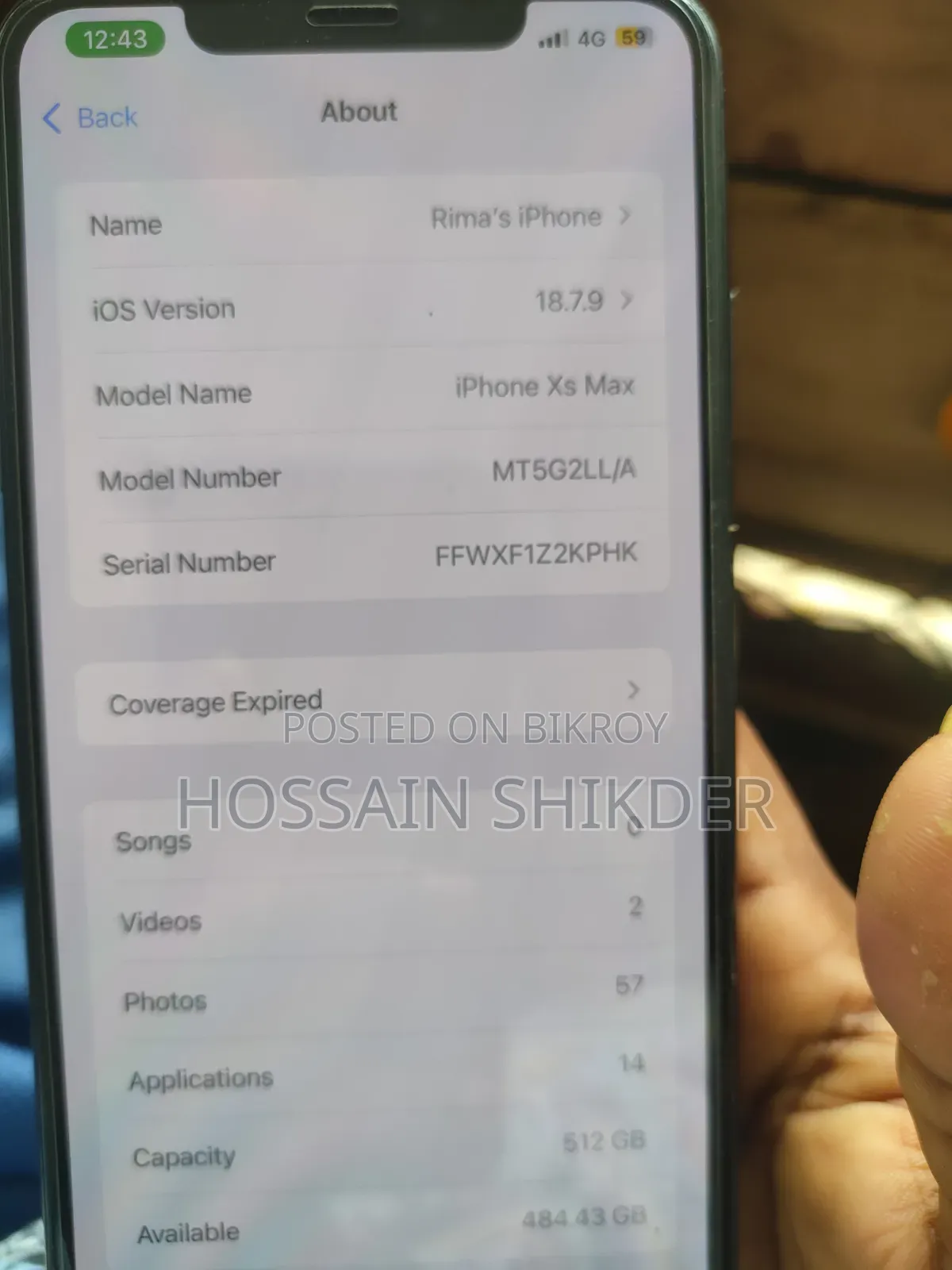 Apple iPhone XS Max 512 GB Black