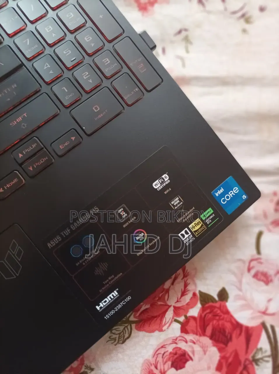 Laptop Asus TUF Gaming F16 16GB Intel Core I5 SSD 512GB