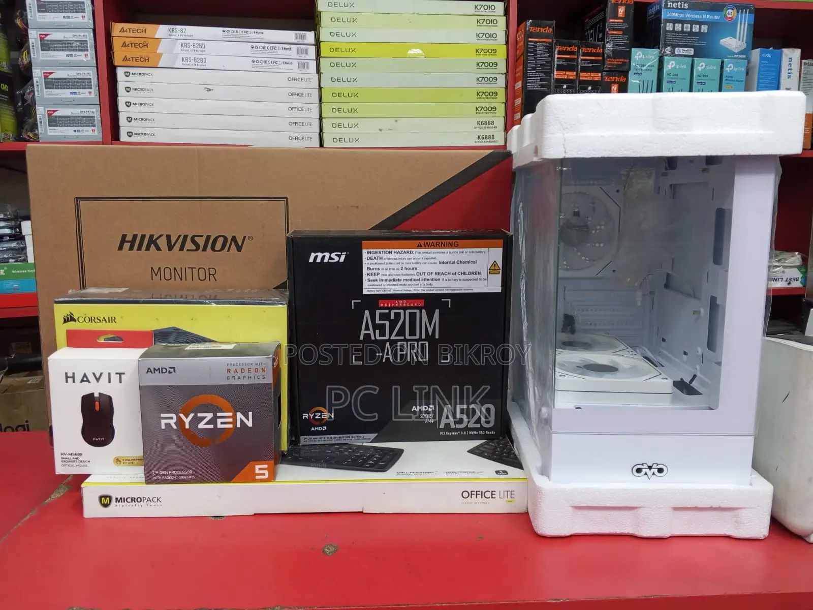 New Desktop Computer 8GB AMD Ryzen 5 SSD 128GB