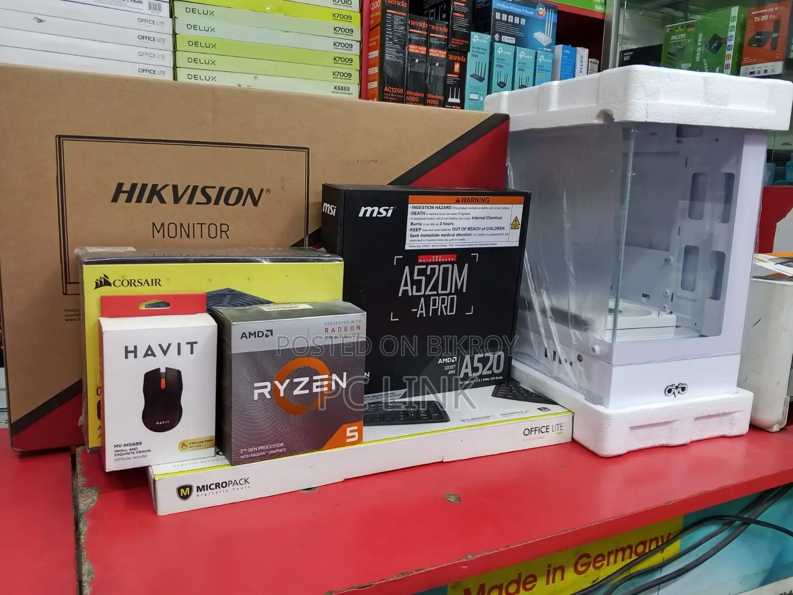 New Desktop Computer 8GB AMD Ryzen 5 SSD 128GB