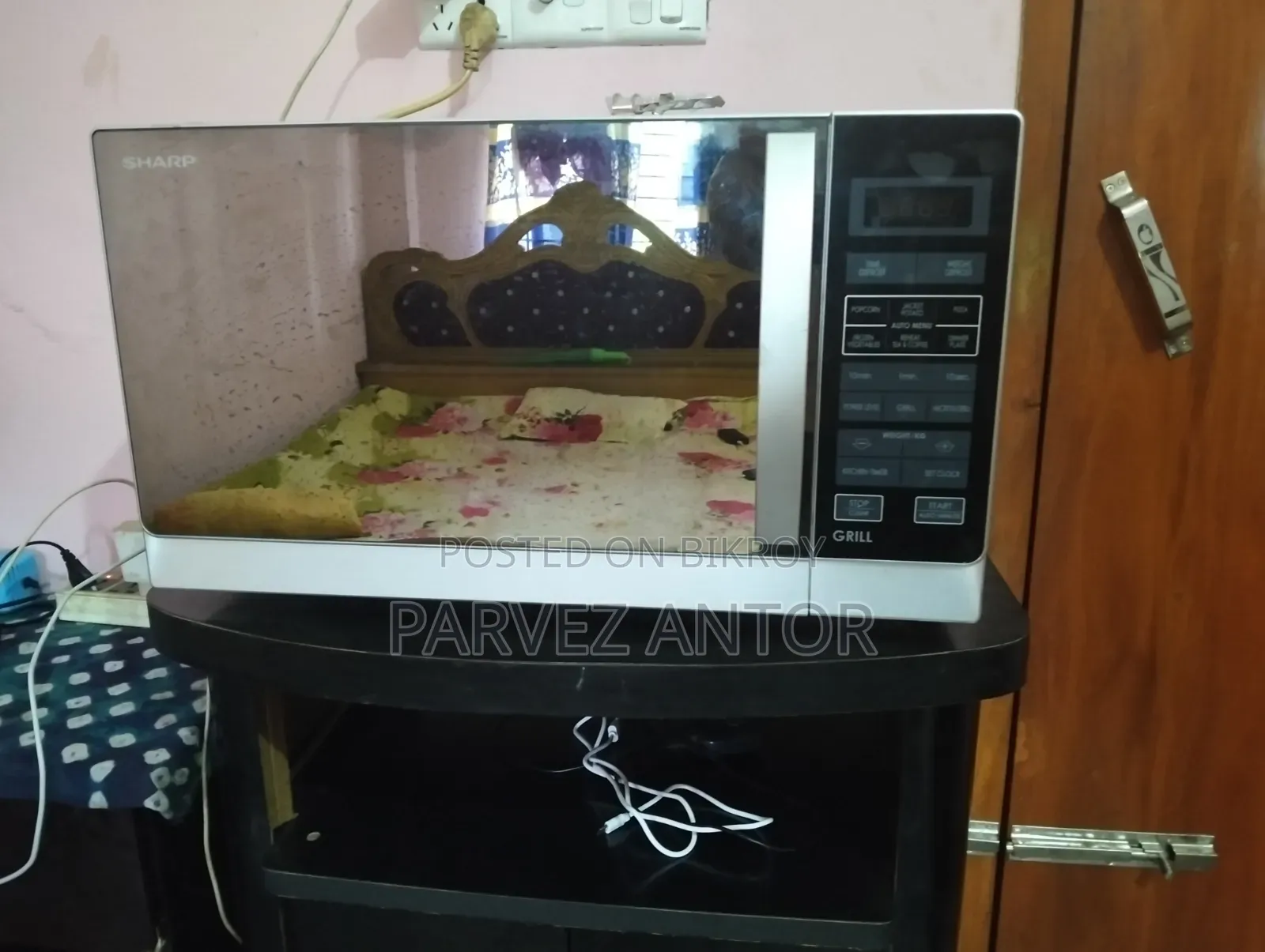 Sharp Grill Microwave Oven R-72a1-Sm-v | 25 Litres - Mirror Silver