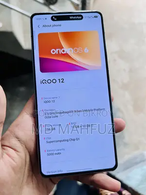 আইকিউওও ১২ ৫১২ জিবি ব্ল্যাক