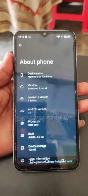 Realme Narzo 50A Prime 128 GB White