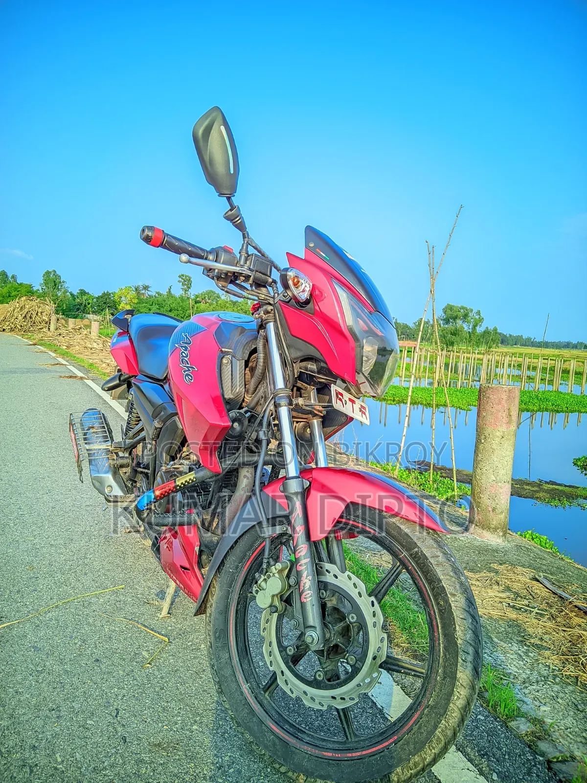 TVS Apache 160 4V 2018 Red