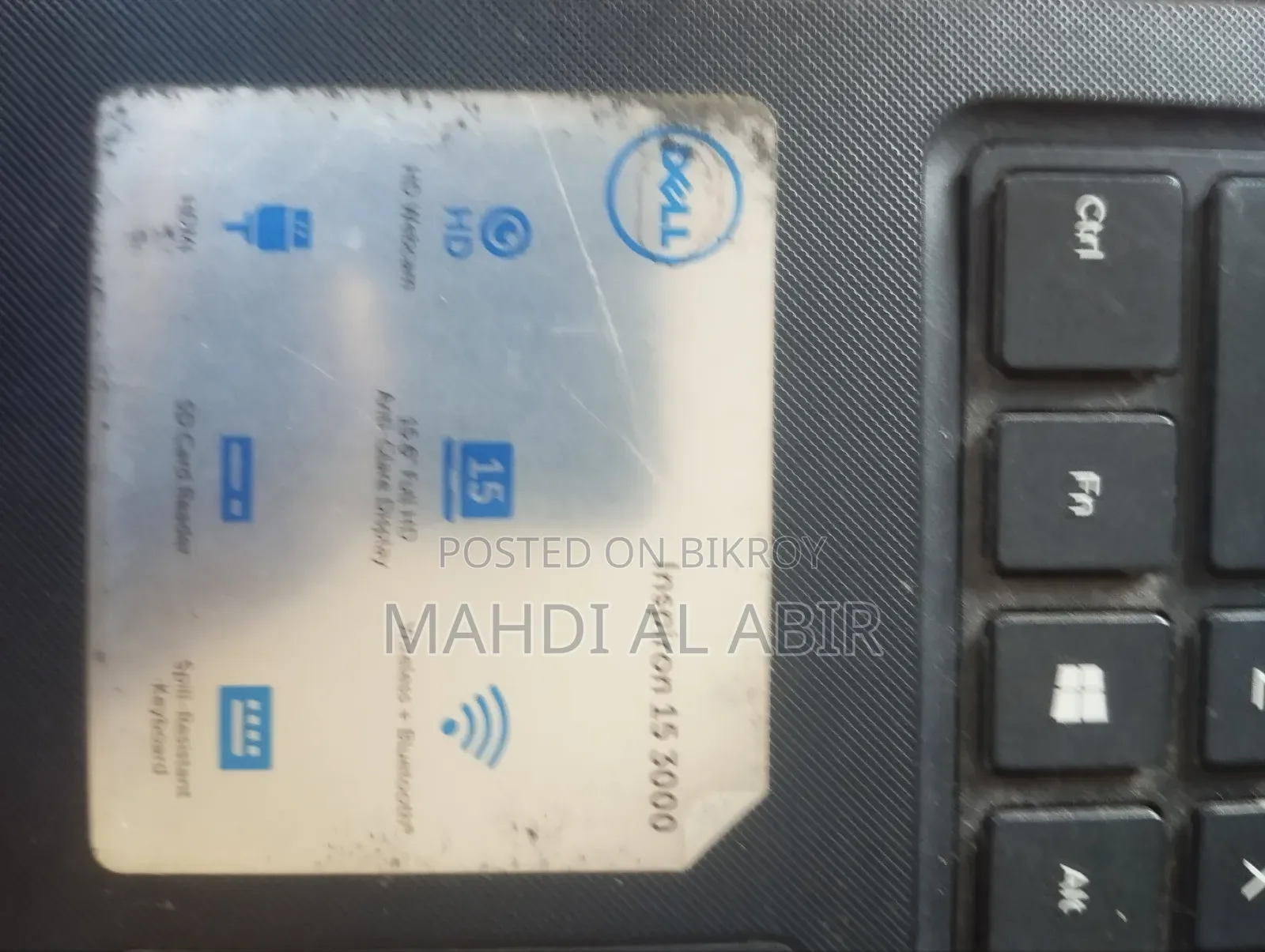 Laptop Dell Inspiron 15 3000 4GB Intel Core I5 SSD 128GB